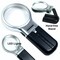 Kitcheniva 3X Illuminated Magnifier 3" Lighted Magnifying Glass LED Folding Stand